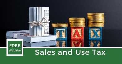 Sales and Use Tax Workshop