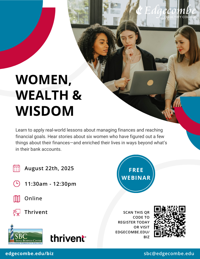 Women, Wealth & Wisdom Flyer