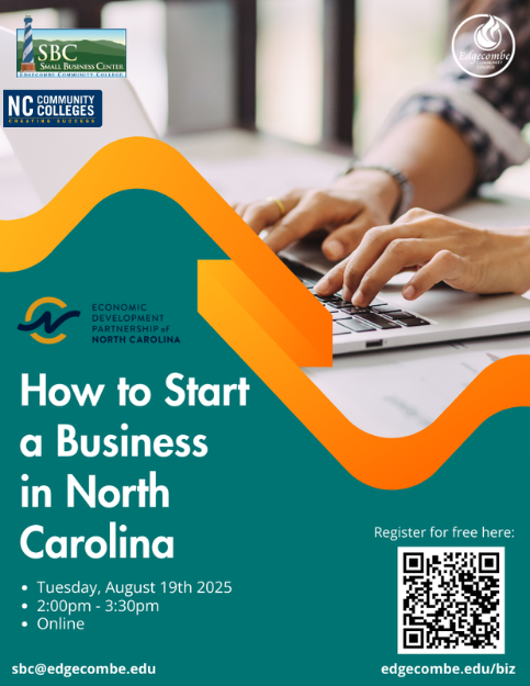 How to Start a Biz in NC Flyer
