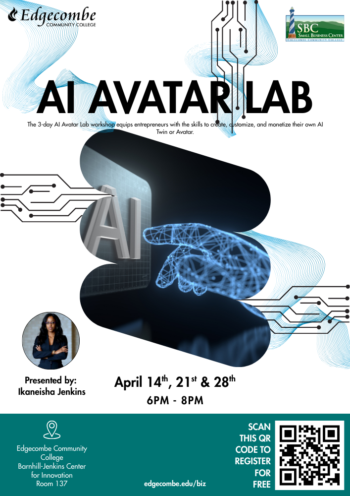 AI Avatar Lab flyer