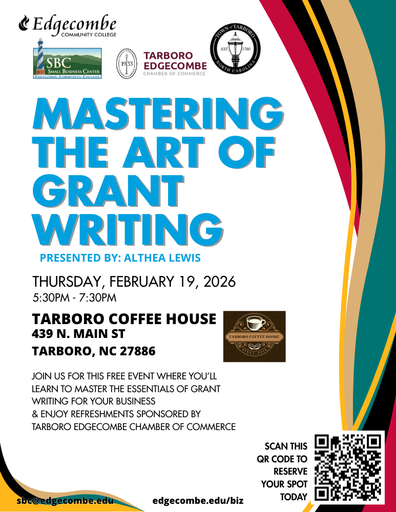Grant Writing Flyer Feb 19