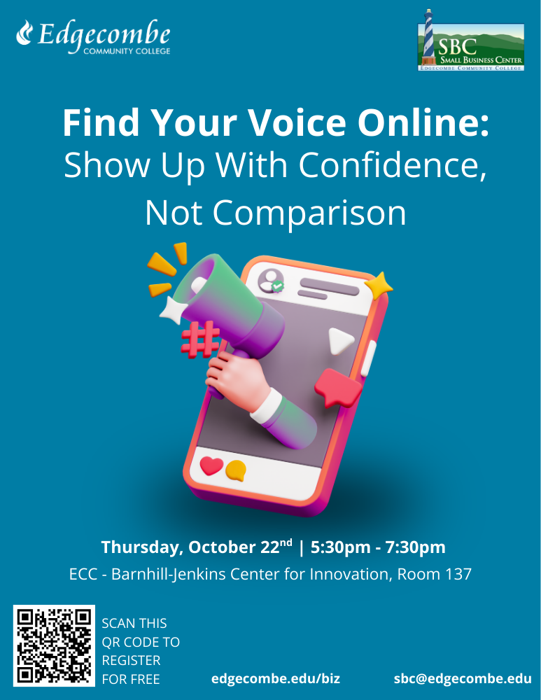 find your voice flyer