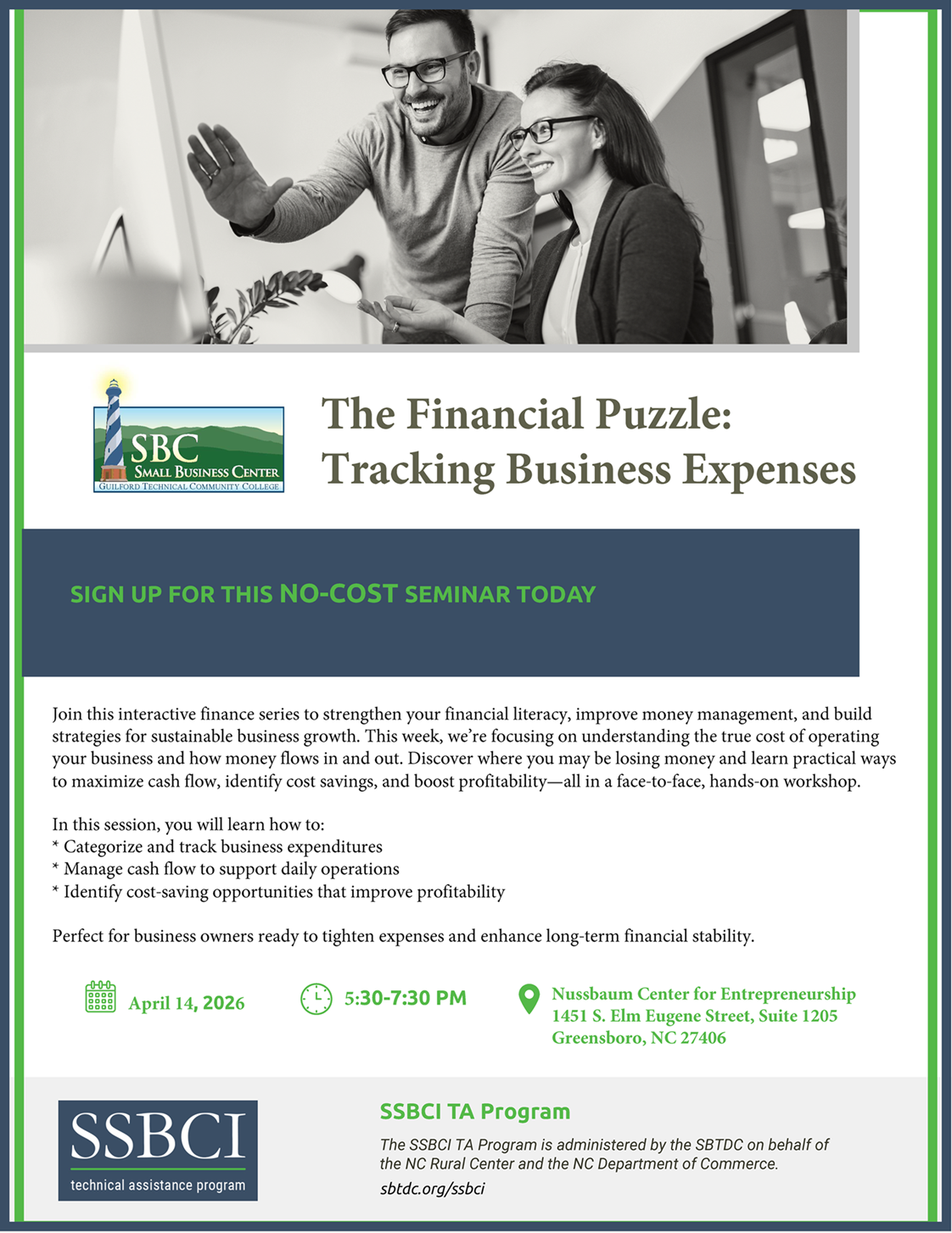 SSBCI Tracking Expenses