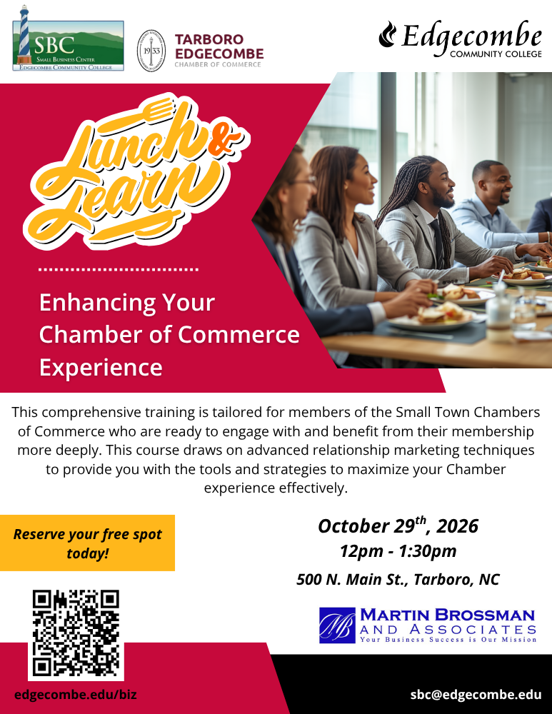 enhancing your chamber of commerce experience flyer