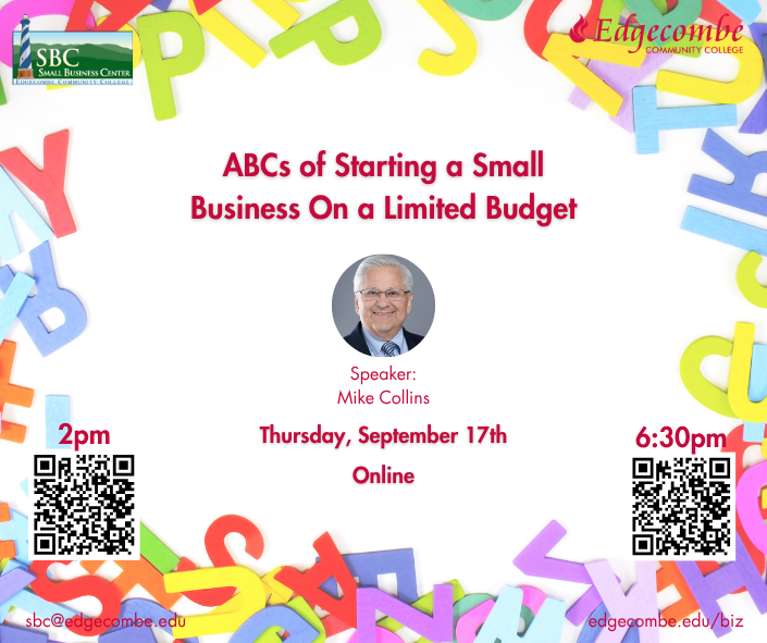 ABCs of Starting a Small Biz flyer